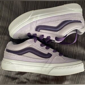 Vans Purple and White Sneakers